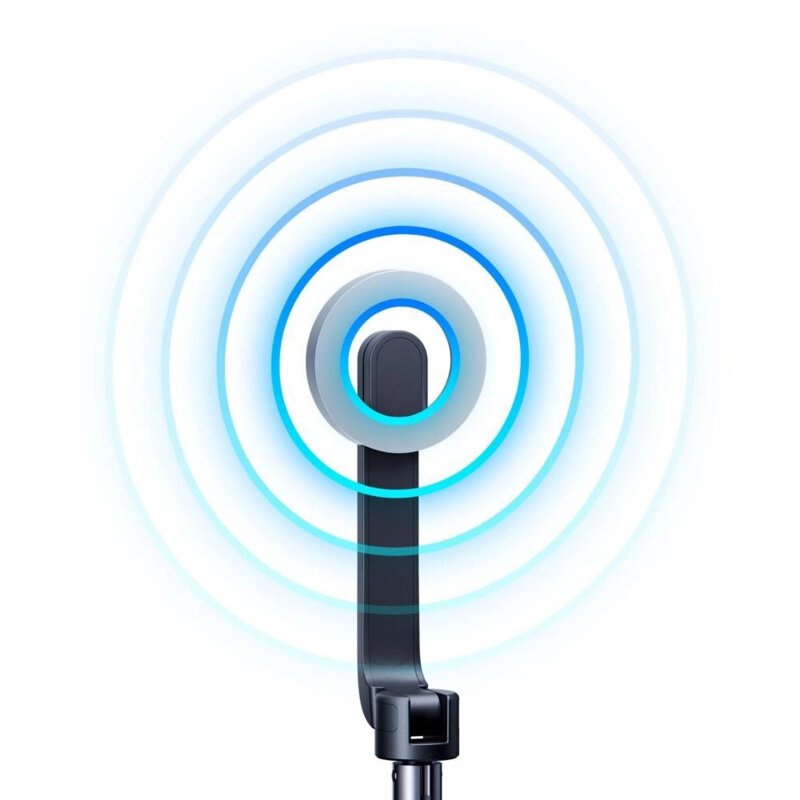 Selfie stick 2in1 cu trepied Bluetooth, 3mk Hardy MagSelfie, negru