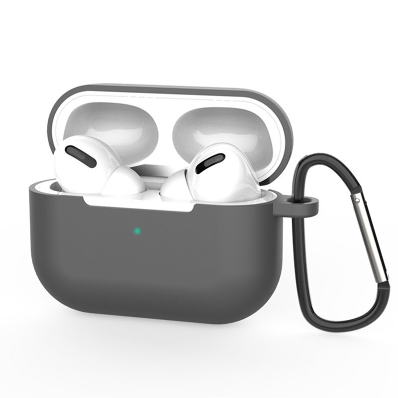 Husa AirPods Pro 3 Techsuit Silicone Case, gri