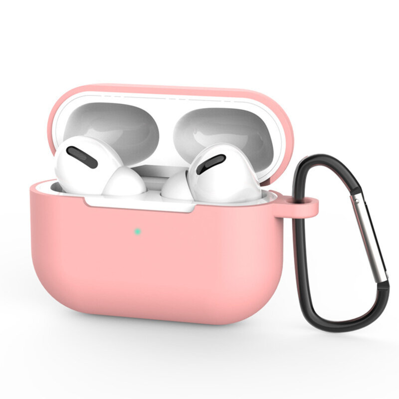 Husa AirPods Pro 3 Techsuit Silicone Case, roz inchis