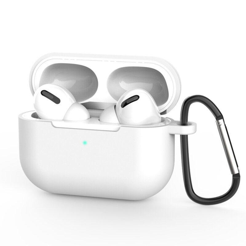 Husa AirPods Pro 3 Techsuit Silicone Case, alb