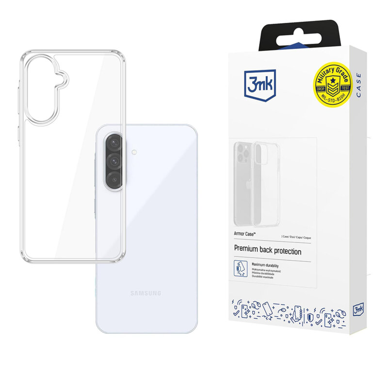 Husa Samsung Galaxy A36 5G 3mk Armor Case, transparenta