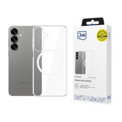 Husa Samsung Galaxy S25 3mk Clear Case MagCase, transparenta