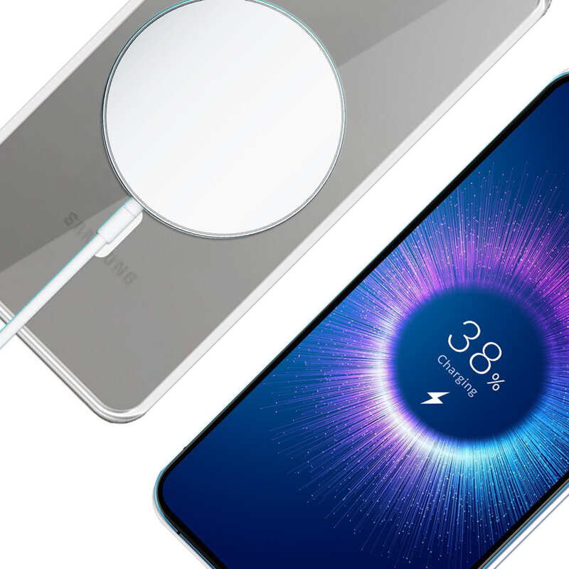 Husa Samsung Galaxy S25 3mk Clear Case MagCase, transparenta