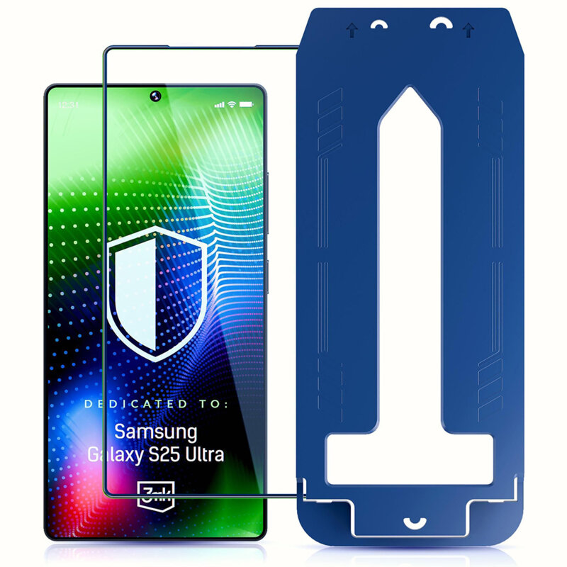 Folie Samsung Galaxy S25 Ultra 3mk Hardy Ultra Glass, negru