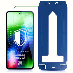 Folie Samsung Galaxy S25 3mk Hardy Ultra Glass, negru