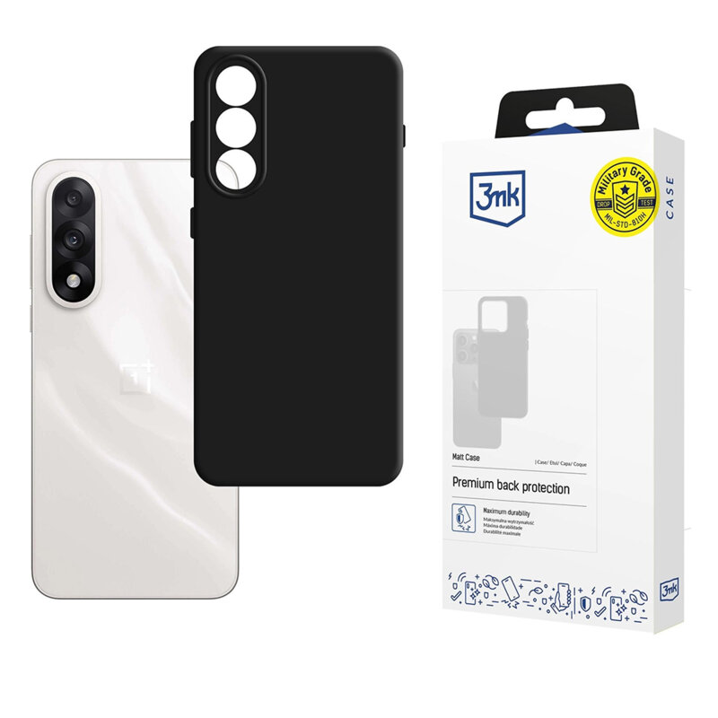 Husa Samsung Galaxy S25 premium 3mk Matt Case, Black