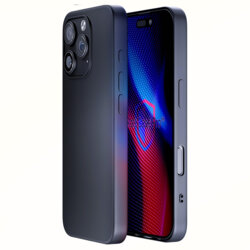 Husa iPhone 16 Pro premium 3mk Matt Case Pro, Black