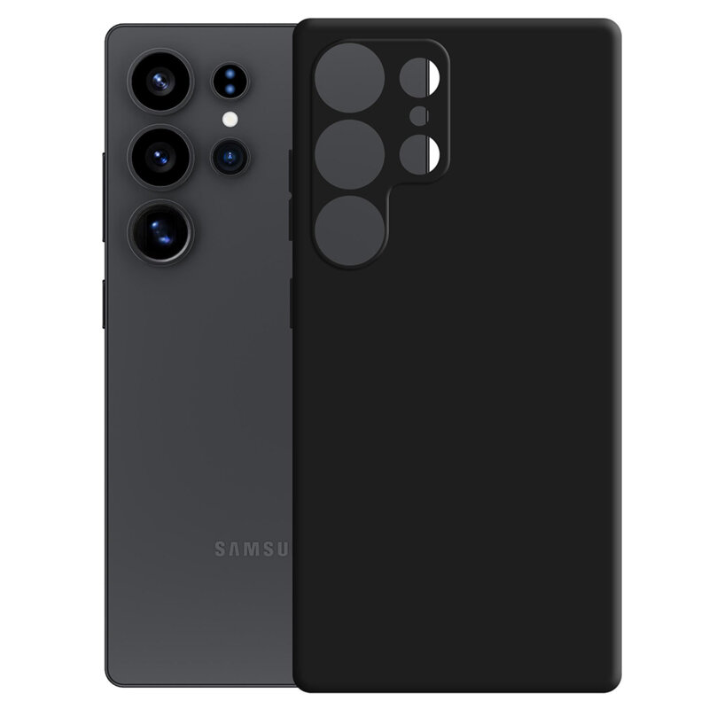 Husa Samsung Galaxy S25 Ultra premium 3mk Matt Case Pro, Black