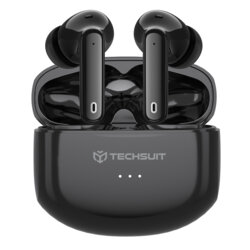 Casti Bluetooth cu ANC si ENC, 4 Mic, Techsuit Audira Pro CW1, negru
