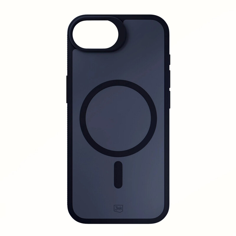 Husa iPhone 16e premium 3mk Smoke MagCase, Black