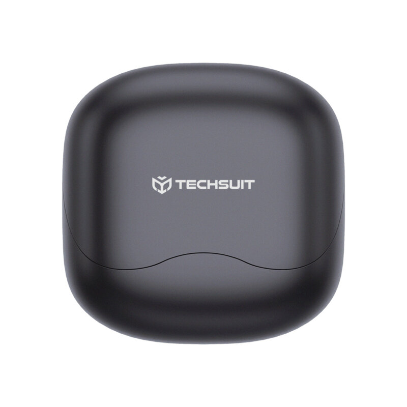 Casti Bluetooth in-ear BT5.4, ANC, 6 Mic, Techsuit EchoFit Pro CW5, negru