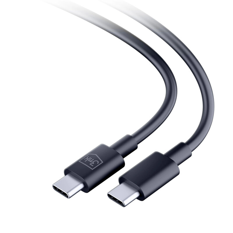 Cablu de date USB-C 100W, 3mk Hyper, negru, 1.2m