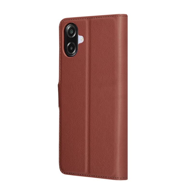 Husa Samsung Galaxy A07 4G Techsuit Leather Folio, maro