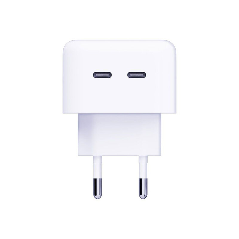 Incarcator pentru priza 35W 2x USB-C, 3mk Hyper, alb
