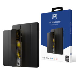 Husa iPad 10 (2022) 10.9 originala 3mk Soft Case, negru