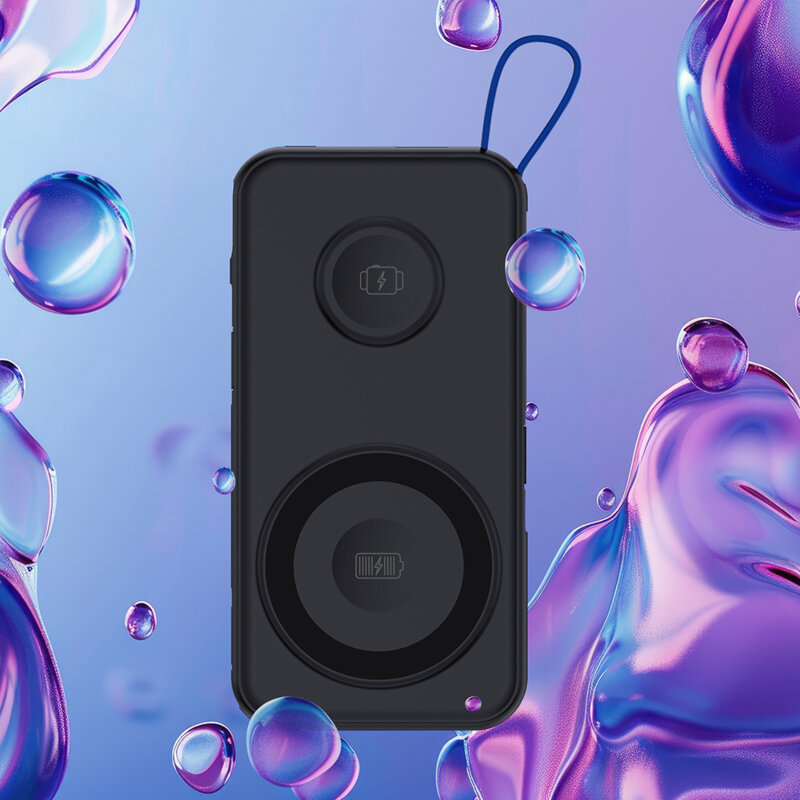 Power bank 10.000mAh 22.5W, 3mk PastelUp, negru