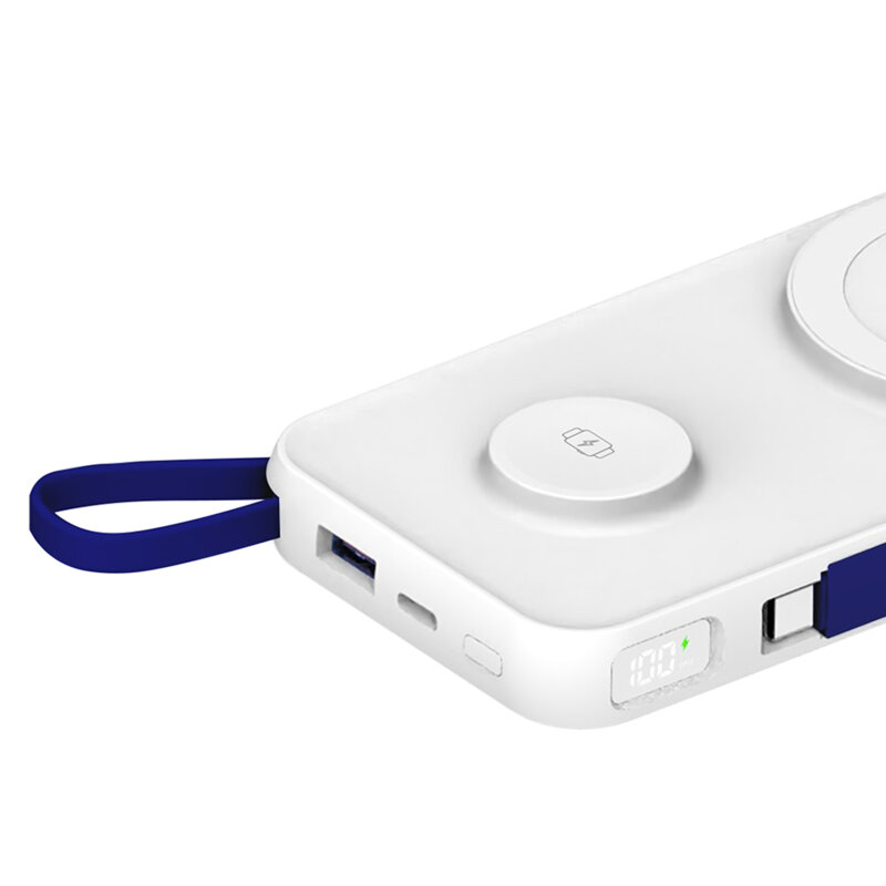 Power bank 10.000mAh 22.5W, 3mk PastelUp, alb