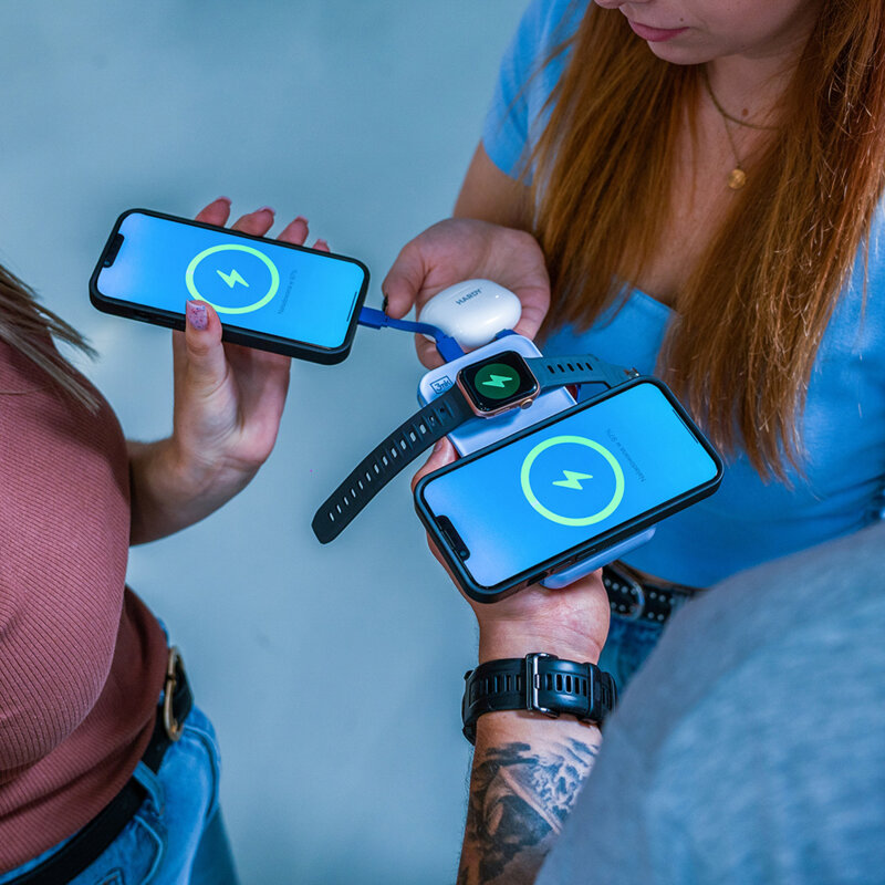 Power bank 10.000mAh 22.5W, 3mk PastelUp, alb