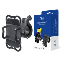 Suport bicicleta telefon universal, 3mk Holder Pro, negru