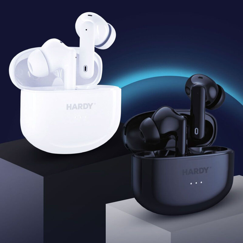 Casti wireless BT5.3 ANC, 3mk HARDY LifePods Pro, negru