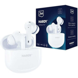 Casti wireless BT5.3 ANC, 3mk HARDY LifePods Pro, alb