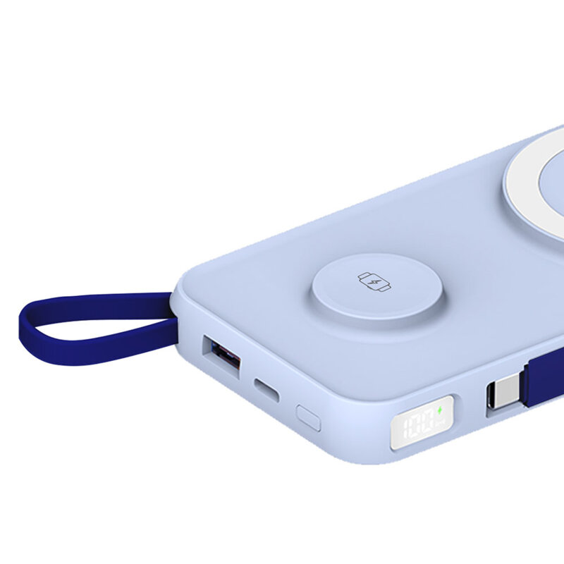 Power bank 10.000mAh 22.5W, 3mk PastelUp, bleu