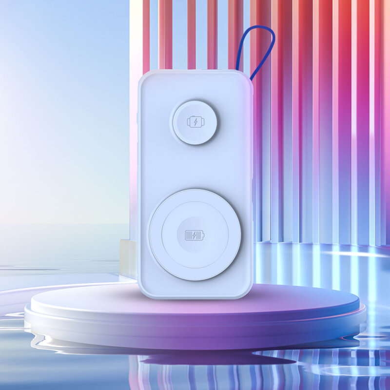 Power bank 10.000mAh 22.5W, 3mk PastelUp, bleu