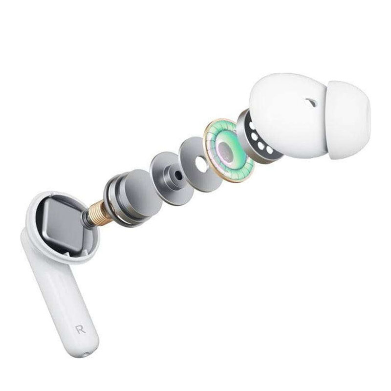 Casti wireless cu control tactil BT5.3 ANC, 3mk LifePods, alb
