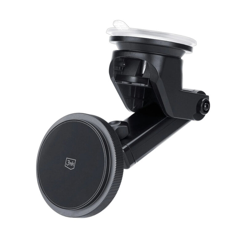 Suport auto cu incarcare wireless 15W, 3mk MagCharger, negru