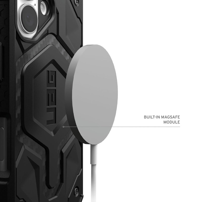 Husa iPhone 17 UAG Monarch Pro, Carbon Fiber