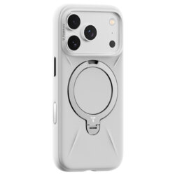 Husa iPhone 17 Pro Max Torras QPRO Silicone Series, alb