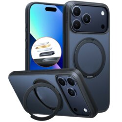 Husa iPhone 17 Pro Torras Ostand Pro MagSafe  Series, negru