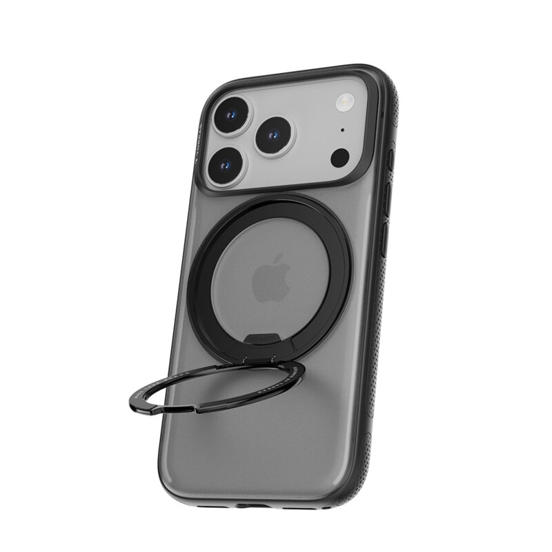 Husa iPhone 17 Pro Max Torras Ostand R Fitness Series, negru