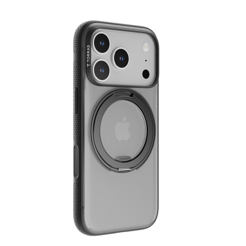 Husa iPhone 17 Pro Torras Ostand R Fitness Series, negru