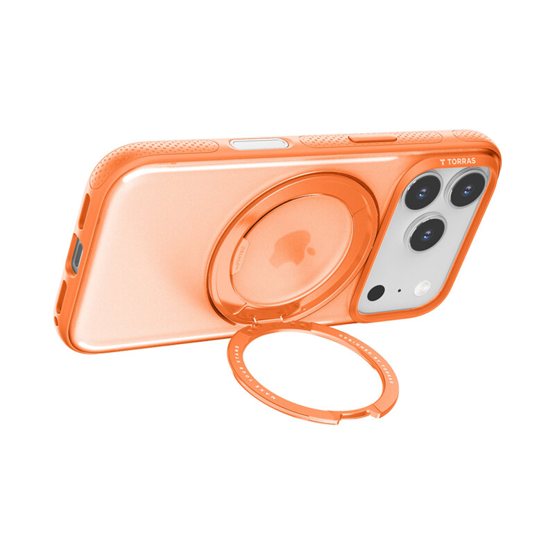 Husa iPhone 17 Pro Max Torras Ostand R Fitness Series, portocaliu