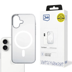 Husa iPhone 17 premium 3mk Frosty MagCase, White