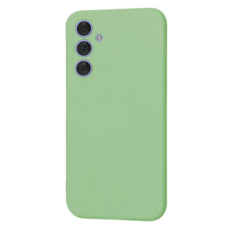 Husa silicon Samsung Galaxy A54 Techsuit SoftFlex, verde deschis