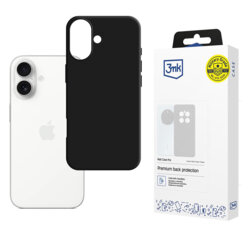 Husa iPhone 17 premium 3mk Matt Case Pro, Black