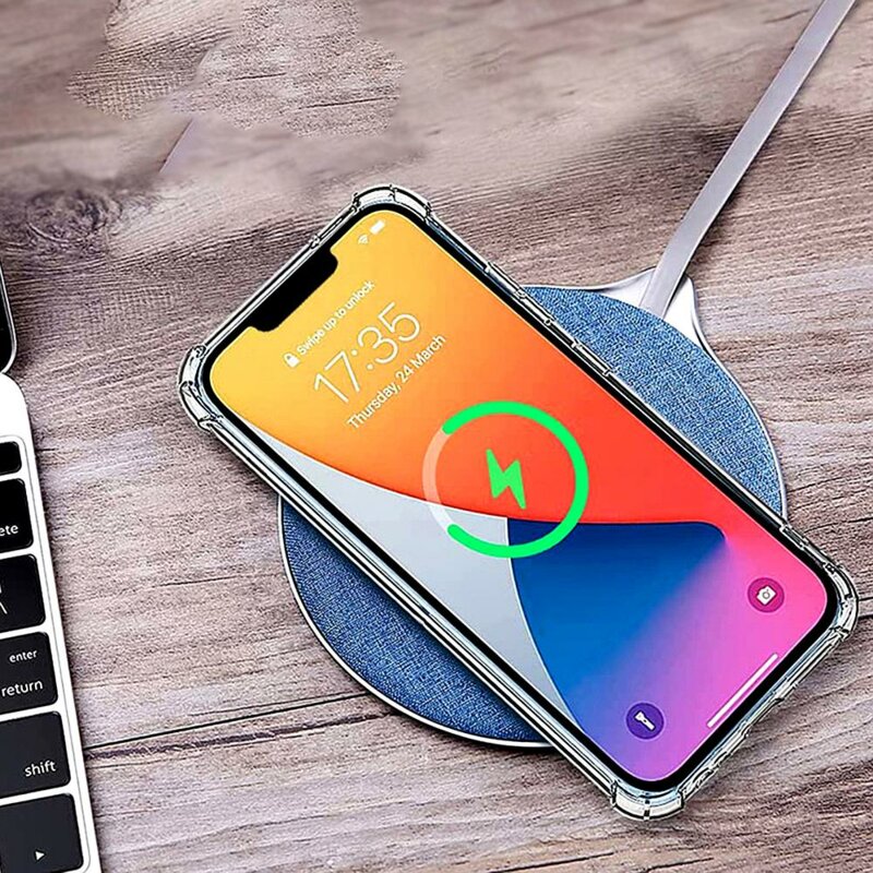Husa iPhone 16 Pro Techsuit Shockproof Clear Silicone MagSafe, fumuriu