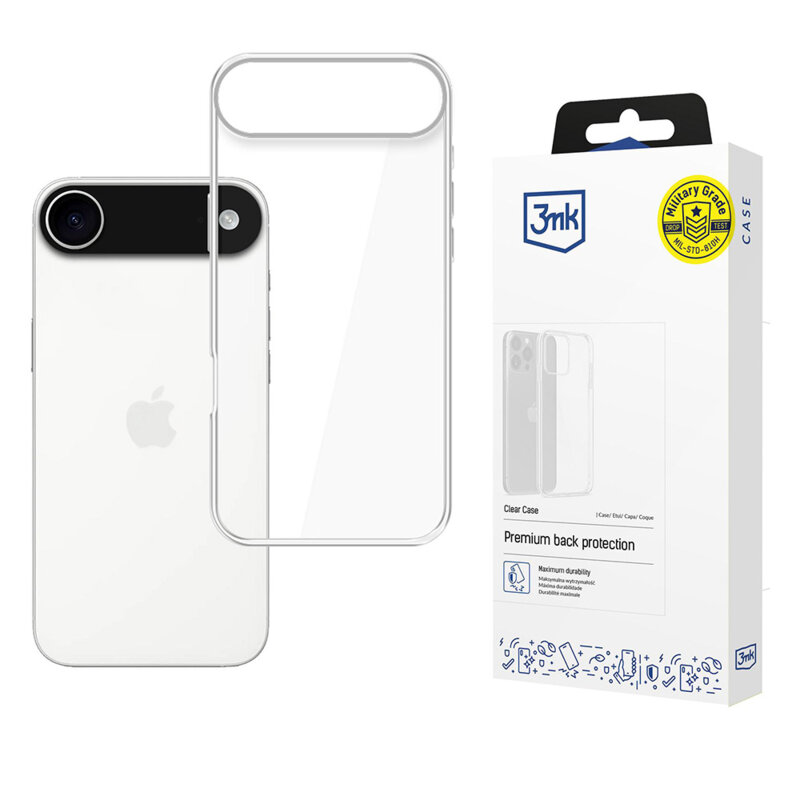 Husa iPhone 17 Air 3mk Clear Case, Transparent