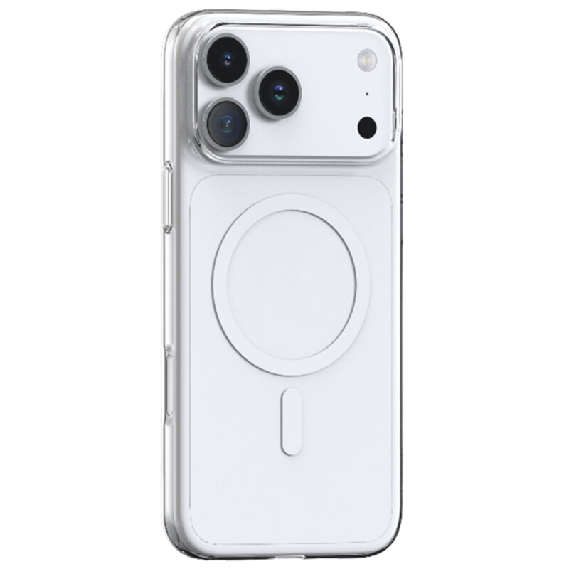 Husa iPhone 17 Pro Max Torras SlimFit MagSafe Series, transparenta