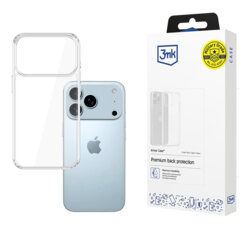Husa iPhone 17 Pro 3mk Armor Case, transparenta
