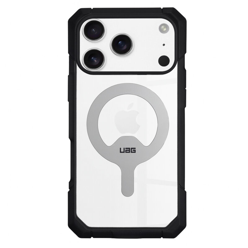 Husa iPhone 17 Pro Max UAG Trooper MagSafe, Clear Ash