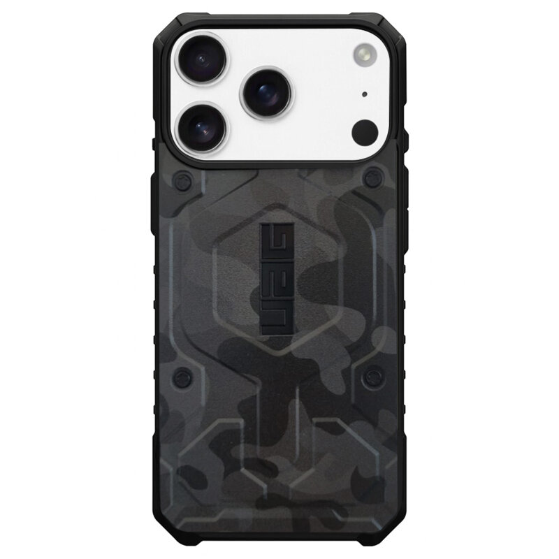 Husa iPhone 17 Pro UAG Pathfinder MagSafe, Midnight Camo