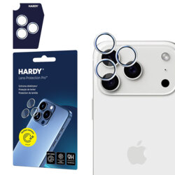 Folie iPhone 17 Pro 3mk Hardy Lens Protection Pro, argintiu