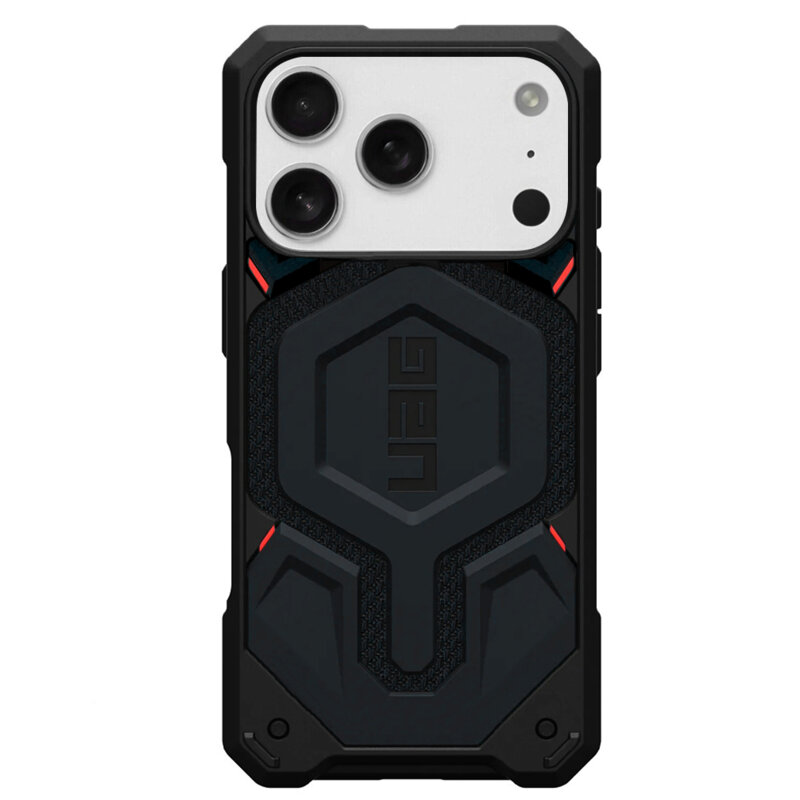 Husa iPhone 17 Pro Max UAG Monarch Pro, Kevlar Black