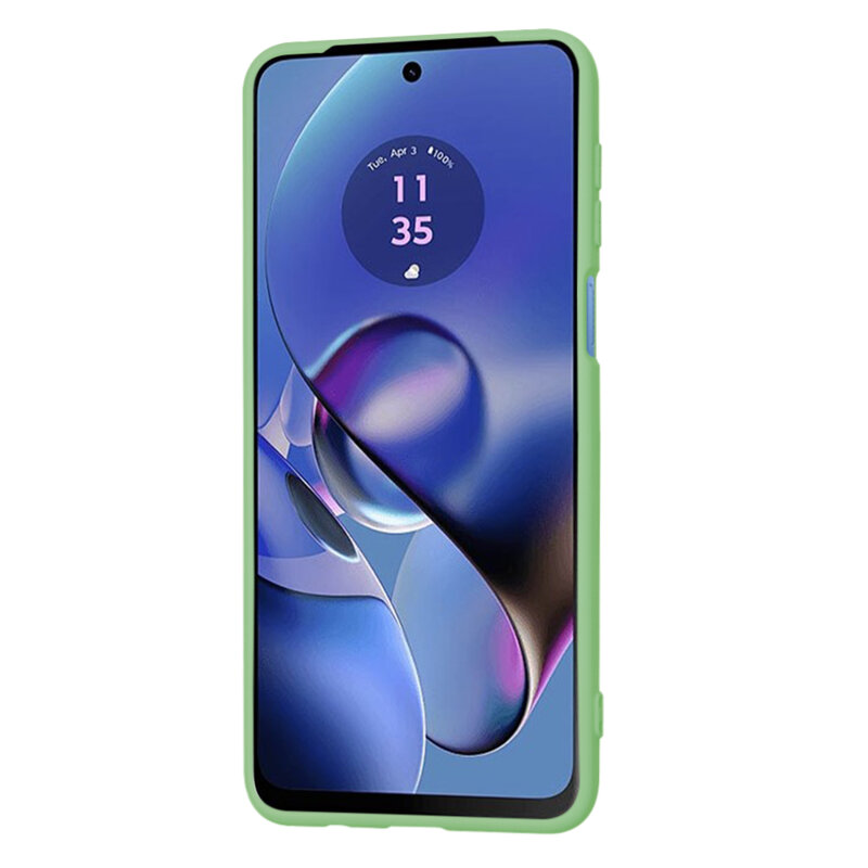 Husa silicon Motorola Moto G64 Techsuit SoftFlex, verde deschis