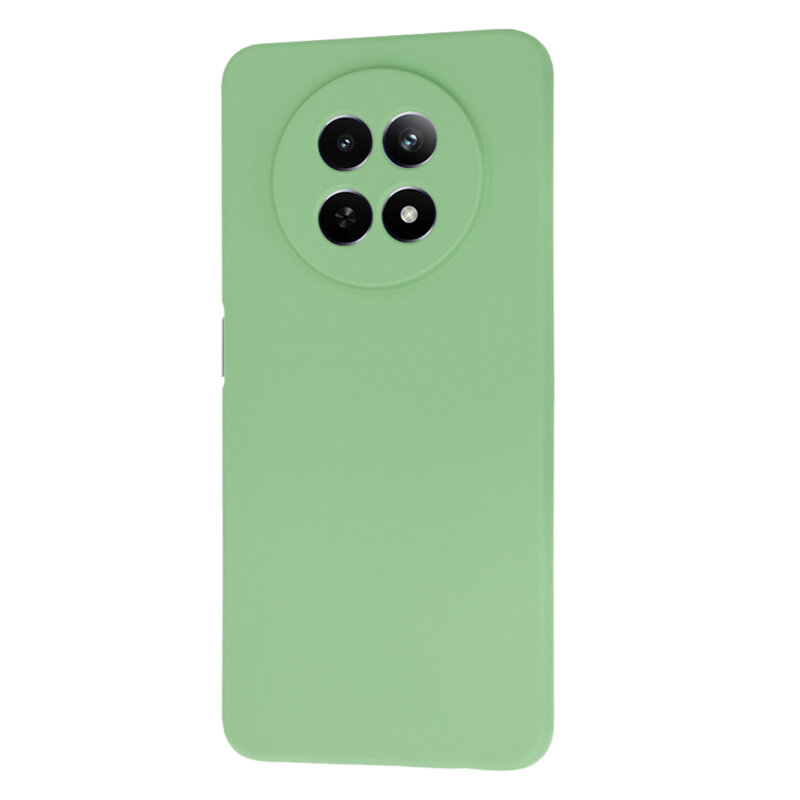 Husa silicon Realme 12 Techsuit SoftFlex, verde deschis