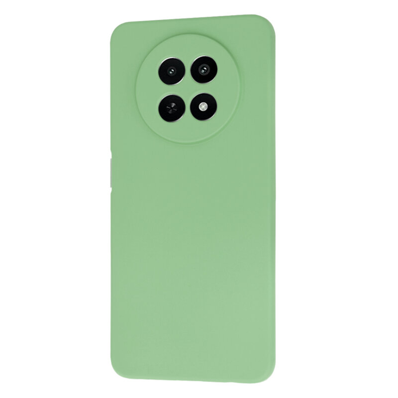 Husa silicon Realme 12x Techsuit SoftFlex, verde deschis
