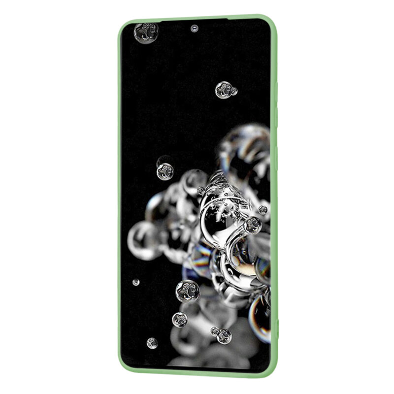 Husa silicon Samsung Galaxy S20 Ultra 5G Techsuit SoftFlex, verde deschis